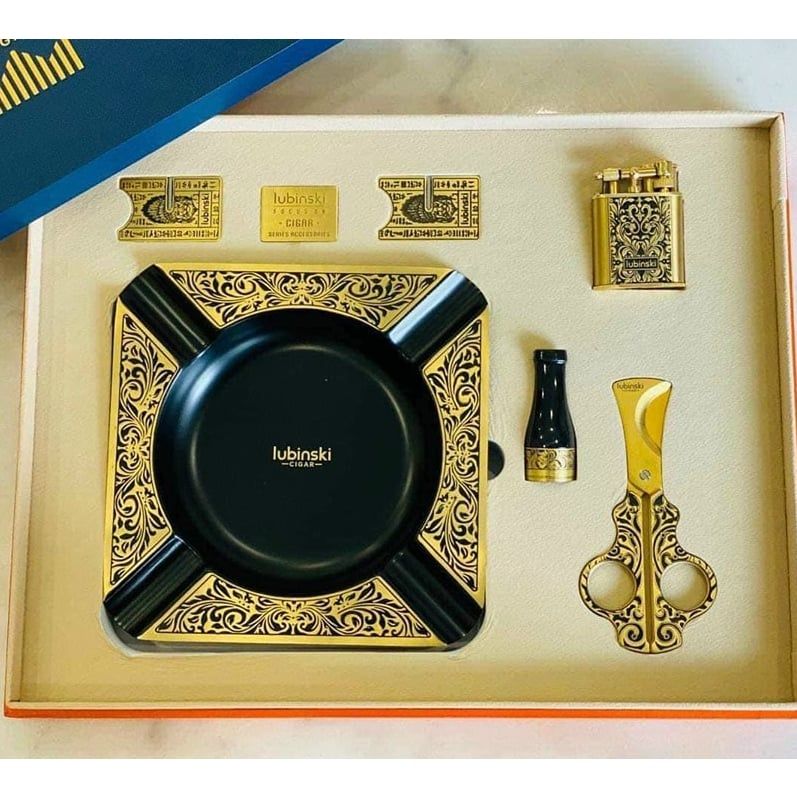 Set Phụ Kiện Cắt Cigar ( Xì Gà) Lubinski King 5 Món - PK026