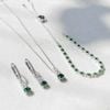Set Swarovski Trilogy màu xanh