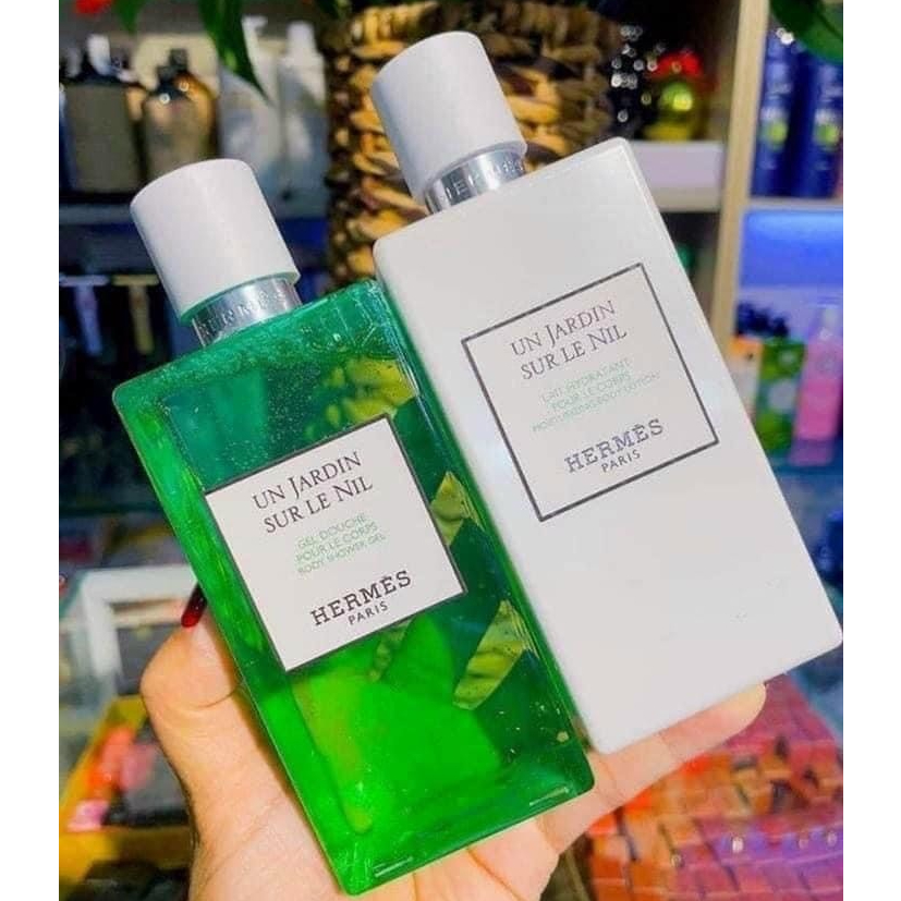 Hermes un jardin sur le nil shower gel sale