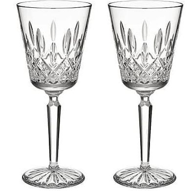 Set 2 ly vang Lismore Waterford 420ml