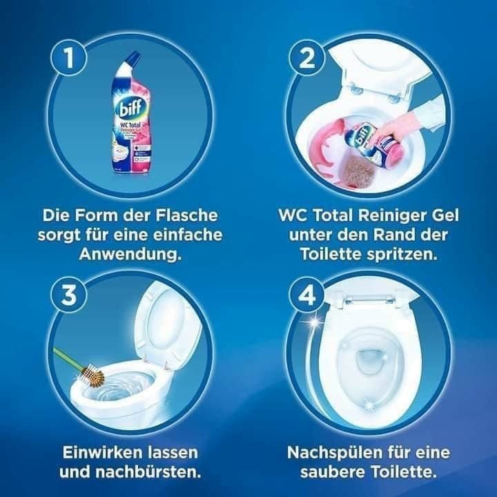 Nước tẩy bồn cầu Biff Wc Total