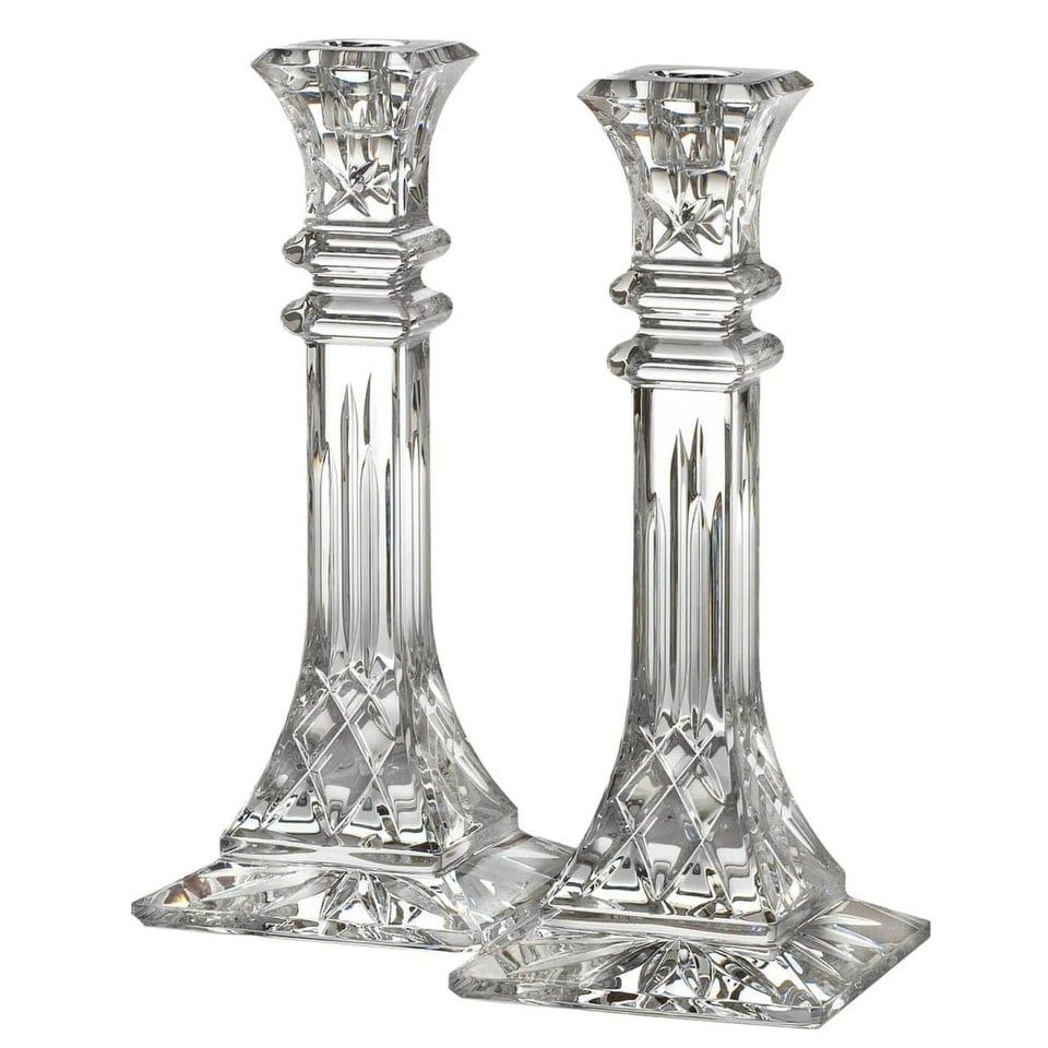 Set chân nến Lismore Waterford 25cm