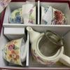 Bộ ấm trà Nhật họa tiết hoa cỏ mùa xuân