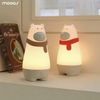 Đèn ngủ decor Gấu quàng khăn Mooas Hàn Quốc