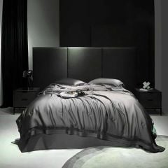 Bộ chăn ga gối Tencel thêu MarkCross Kim Sa