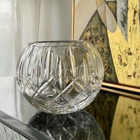 Lọ hoa cầu tròn pha lê Bohemia Sheffield 20.5cm