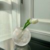 Bộ 2 Lọ hoa pha lê cầu