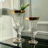 Bình hoa pha lê CUP mài mạ vàng 24k