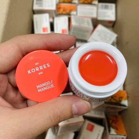 Son dưỡng môi khô Korres Lip Butter 6gr