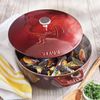Nồi chảo gang đúc Staub con gà 24cm Made in France