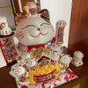 Mèo vẫy tay thần tài Maneki-neko 29cm