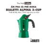 Ấm pha cafe Bialetti Moka Express Alpina hình mũ thợ săn màu xanh lá