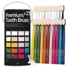 Bàn chải Hetras Premium Tooth Bursh set 21 cây