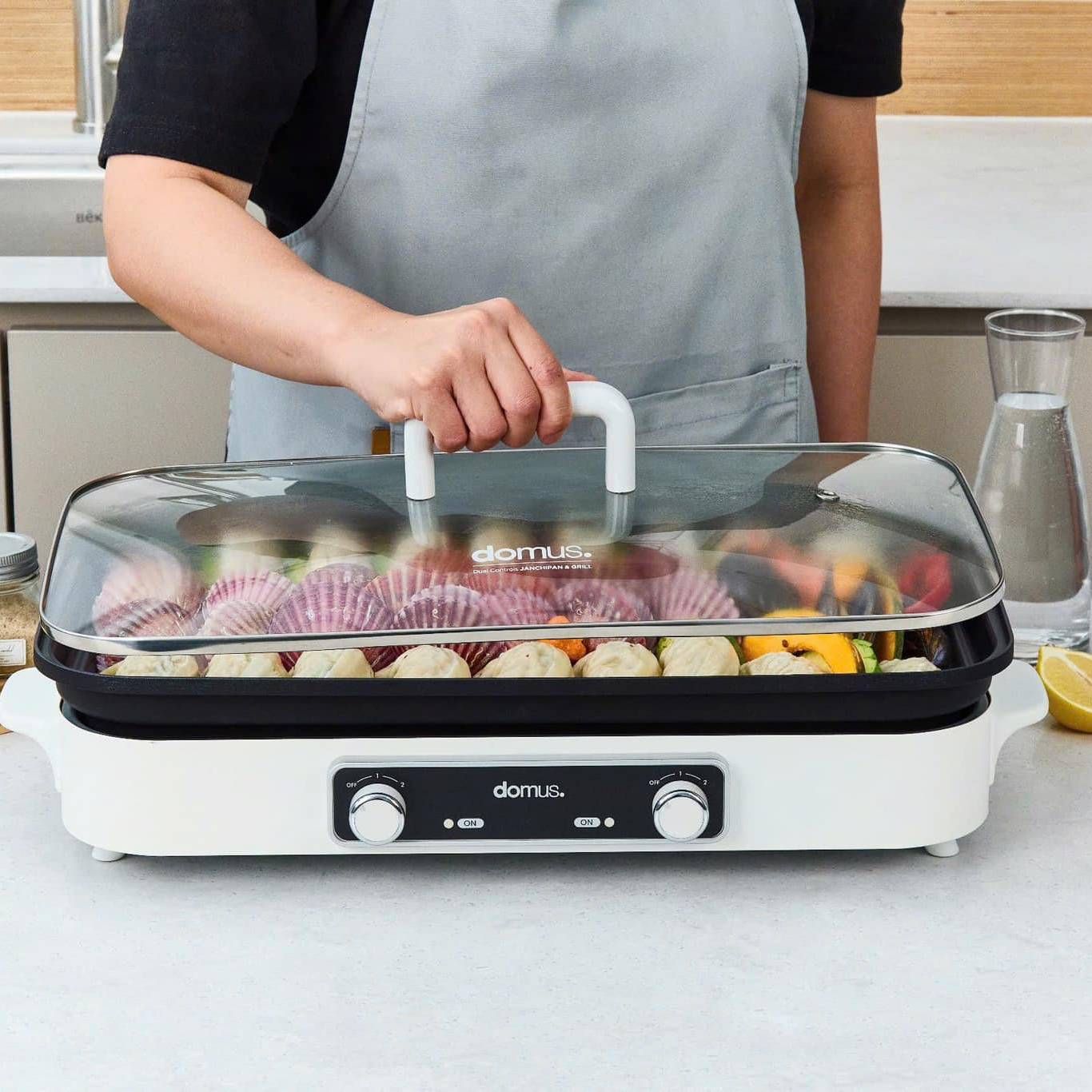 Bếp lẩu nướng 2 đĩa Dupan DP-2301 new 2024