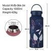 Bình nước giữ nhiệt 1L họa tiết in cao cấp new collection 2024