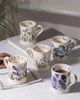 Bộ 2 cốc Cafe gốm sứ cao cấp Serry Retro Pháp