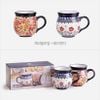 Bộ 2 cốc gốm sứ handmade cao cấp Praca