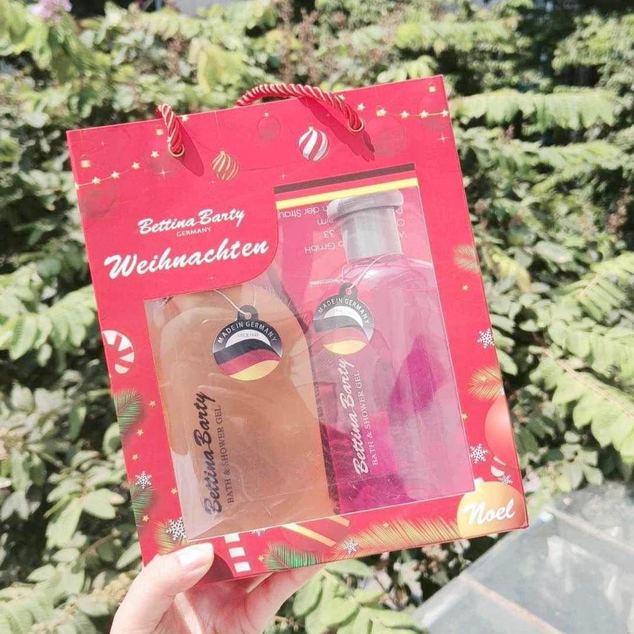 Bộ 2 sữa tắm nước hoa Bettina Barty 500ml kèm túi cực sang