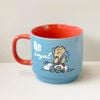 Bộ 4 cốc sứ Snoopy kèm giá đỡ