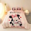 Bộ 5 món chăn ga gối Cotton đũi Disney Land