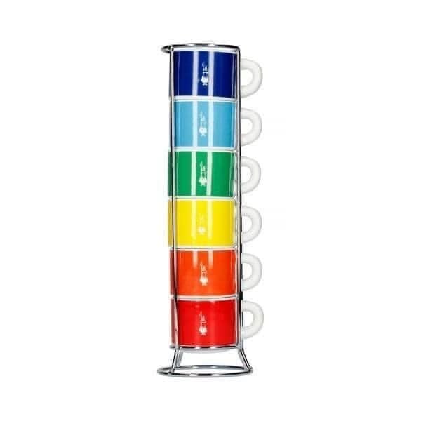 Bộ 6 cốc Bialetti Stackable Mugs nhiều màu