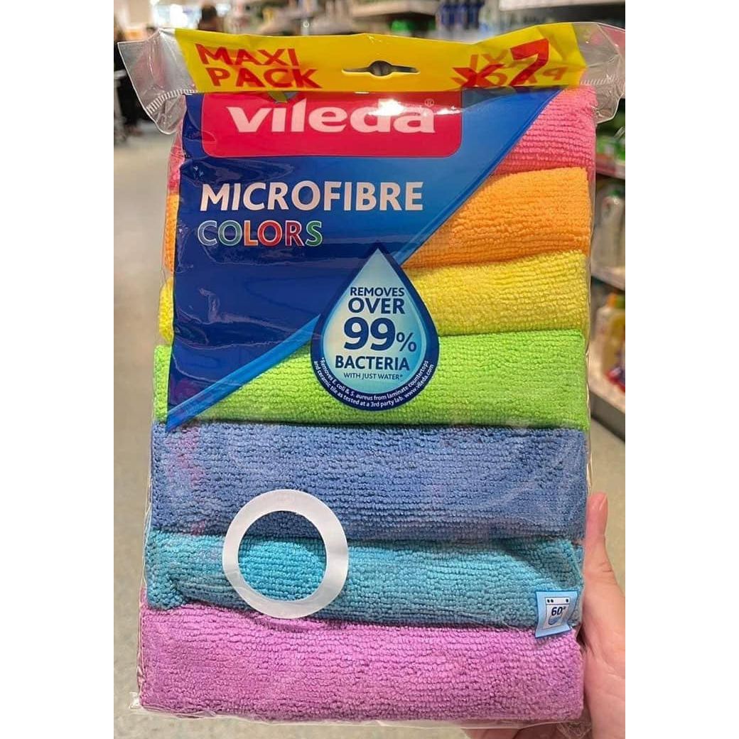Bộ 7 khăn lau cầu vồng Vileda XXL