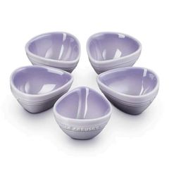 Bộ bày mứt bánh kẹo hình cánh hoa 5 món Le Creuset