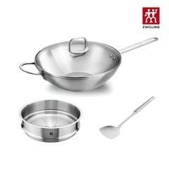 Bộ chảo, xửng hấp, muôi đảo Zwilling Nova