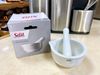 Bộ chày cối Silit Mörser Porzellan 10cm màu trắng