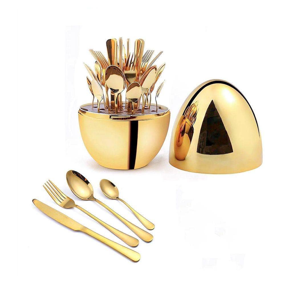 Set de Cubiertos Huevo: Elegancia y Estilo en tu Mesa - SET DE CUBIERTOS HUEVO