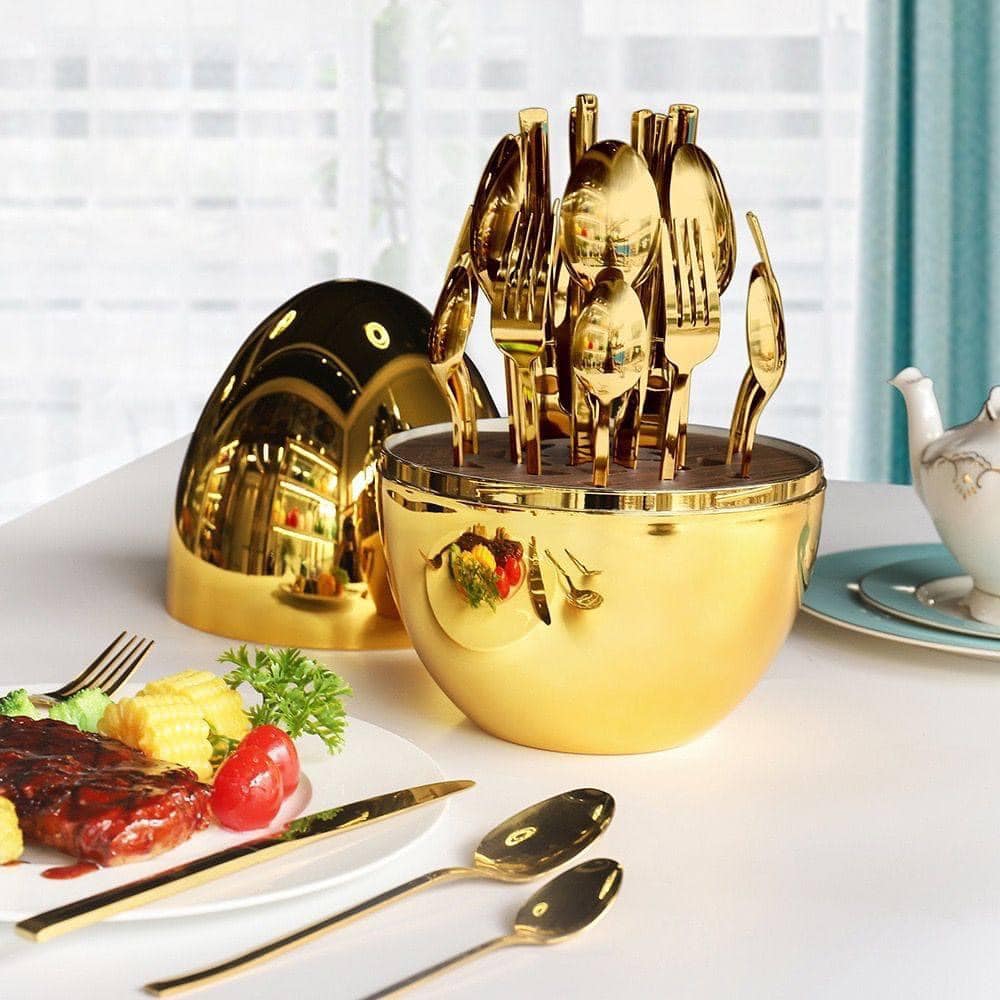 Set de Cubiertos Huevo: Elegancia y Estilo en tu Mesa - SET DE CUBIERTOS HUEVO