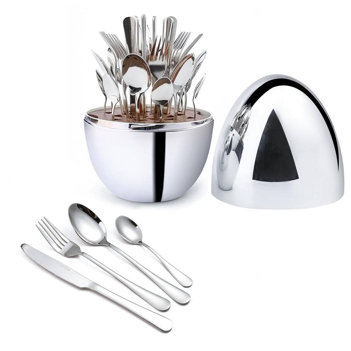 Set de Cubiertos Huevo: Elegancia y Estilo en tu Mesa - SET DE CUBIERTOS HUEVO