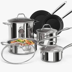 Bộ nồi inox 6 món Ciwete