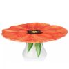 Bồng để bánh Godinger Flower Power Red Poppy
