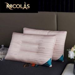 Gối kháng khuẩn cao cấp mềm êm mát lạnh Nicolas