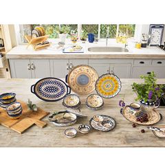 Bộ đồ ăn sứ cao cấp Pawie Pansy 26 món