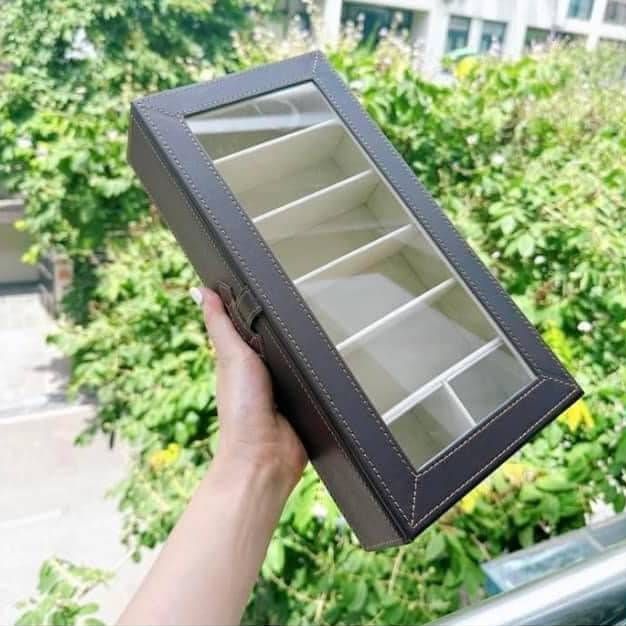 Hộp đựng kính bọc da cao cấp