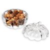 Hũ pha lê bí đỏ để bánh kẹo/đồ trang trí Bohemia 18cm