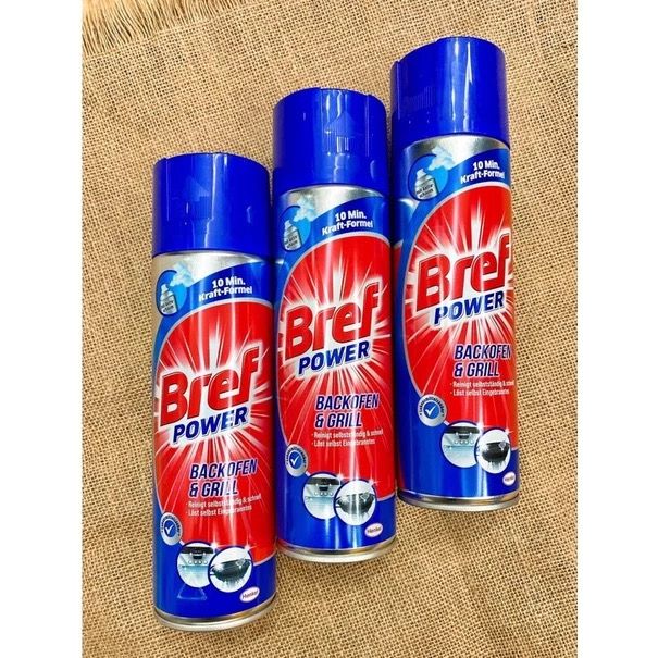 Chai xịt bọt Bref Power vệ sinh lò nướng, nồi chiên không dầu 500ml