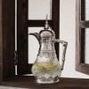 Bình đựng nước pha lê màu bạc cổ điển 1,6l cao cấp