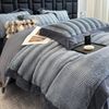 Set chăn ga gối nỉ lông hồ ly 4 món