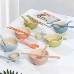 Bộ 18 món bát đĩa Staub Macaroon