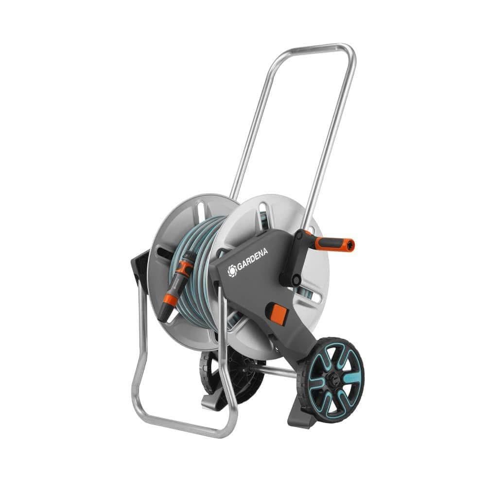 Xe tưới cây Gardena cuộn ống kim loại kèm 20m dây 18542-20
