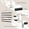 Bộ móc treo khăn, treo quần Songmics tiết kiệm không gian