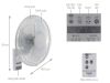 Quạt Treo Tường Toshiba F-WSA20(H)VN