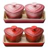 Bộ 2 bát Petite Ramekin hình trái tim Le Creuset
