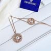 Bộ dây chuyền hoa tai pha lê Swarovski