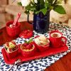 Bộ Staub 5 món Cafe Gourmand đỏ