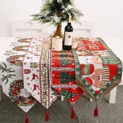 Khăn trải bàn vải bố Jacquard cao cấp