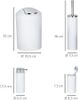 Bộ 4 dụng cụ phòng tắm Wenko trắng